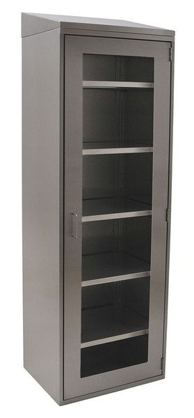 Stainless Steel Supply Cabinets 36"x 18" x 84" by Cleanroom World