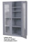 Metal Storage System - 48" ClearView Cabinet with louvered panels by Cleanroom World