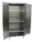 Storage Cabinets, Stainless Steel Type 430, 24x48x72, Casters by Cleanroom World