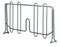 Wire Shelf Dividers, Stainless Steel, 30"x 8" by Cleanroom World