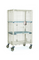 Mobile Security Carts, Erecta Shelf, Metroseal 3 with Microban, 2 Intermediate Shelves By Cleanroom World
