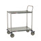 Mobile Grade A Pharma Carts, All Stainless Steel Construction, Polyurethane Washable Casters By Cleanroom World