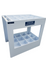 Mobile Lab Carts, Chemical Resistant White Polypropylene, 2 Shelves, 35.6"L x 24.3"W x 35.2"H, 4" Polypropylene Casters By Cleanroom World