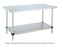 Stainless Steel Work Tables, Type 16/316 Stainless Steel Top and Lower Shelf By Cleanroom World