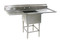 Utility Sink, 1 Compartment 20x20x1, 2 Drain Boards by Cleanroom World