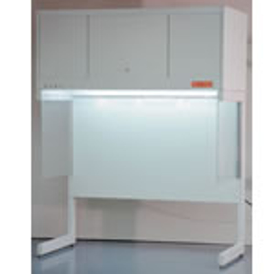 a vertical laminar flow hood should be cleaned