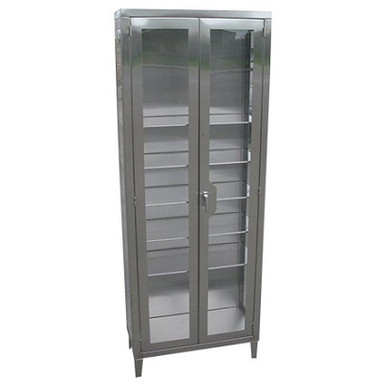金属製キャビネット　Industrial Doctors Cabinet Vintage Industrial Metal Medicine/Medical Cabinet with Glass