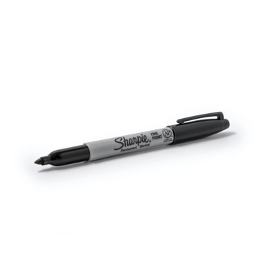 Micronova PEN-20IRBB Irradiated Sharpie® Fine Point Markers, Double Bagged,  Black (Case of 12)