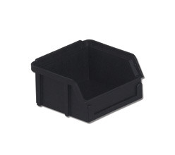 ESD Parts Bins: Conductive, Black, 18.5