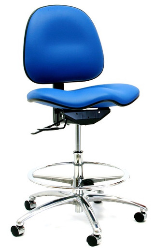 ESD Chairs, Cleanroom | Low Outgassing, Wheels, Adjustable Back