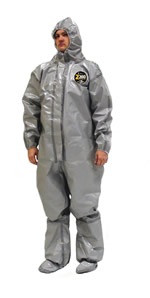 Kappler Zytron 200 Coveralls, Attached Hood and Sock Booties