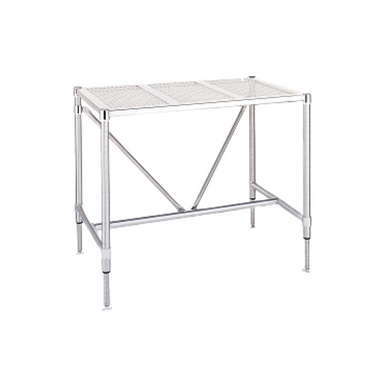 Cleanroom Heavy Duty Table - Perforated - Benchmark Products