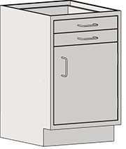 Cleanroom Wall Cabinets | 18.75 x 13 x 30 | 304 Stainless Steel