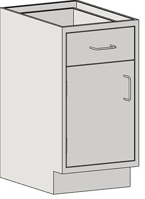Laboratory Casework | Sink Base Cabinets, Drawer, Door| 304, 316