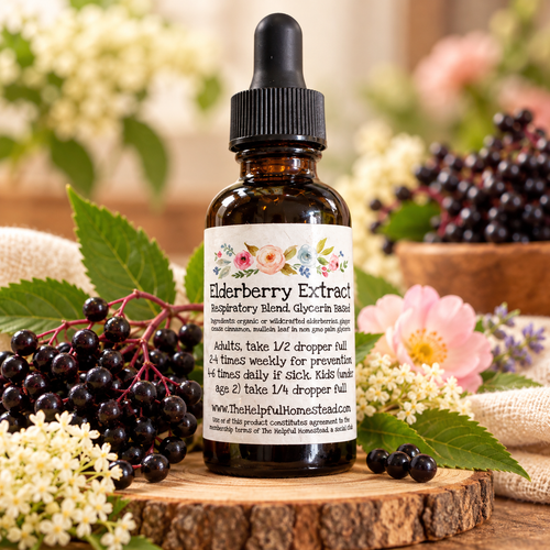 Respiratory Blend Elderberry Extract (Glycerin Based)