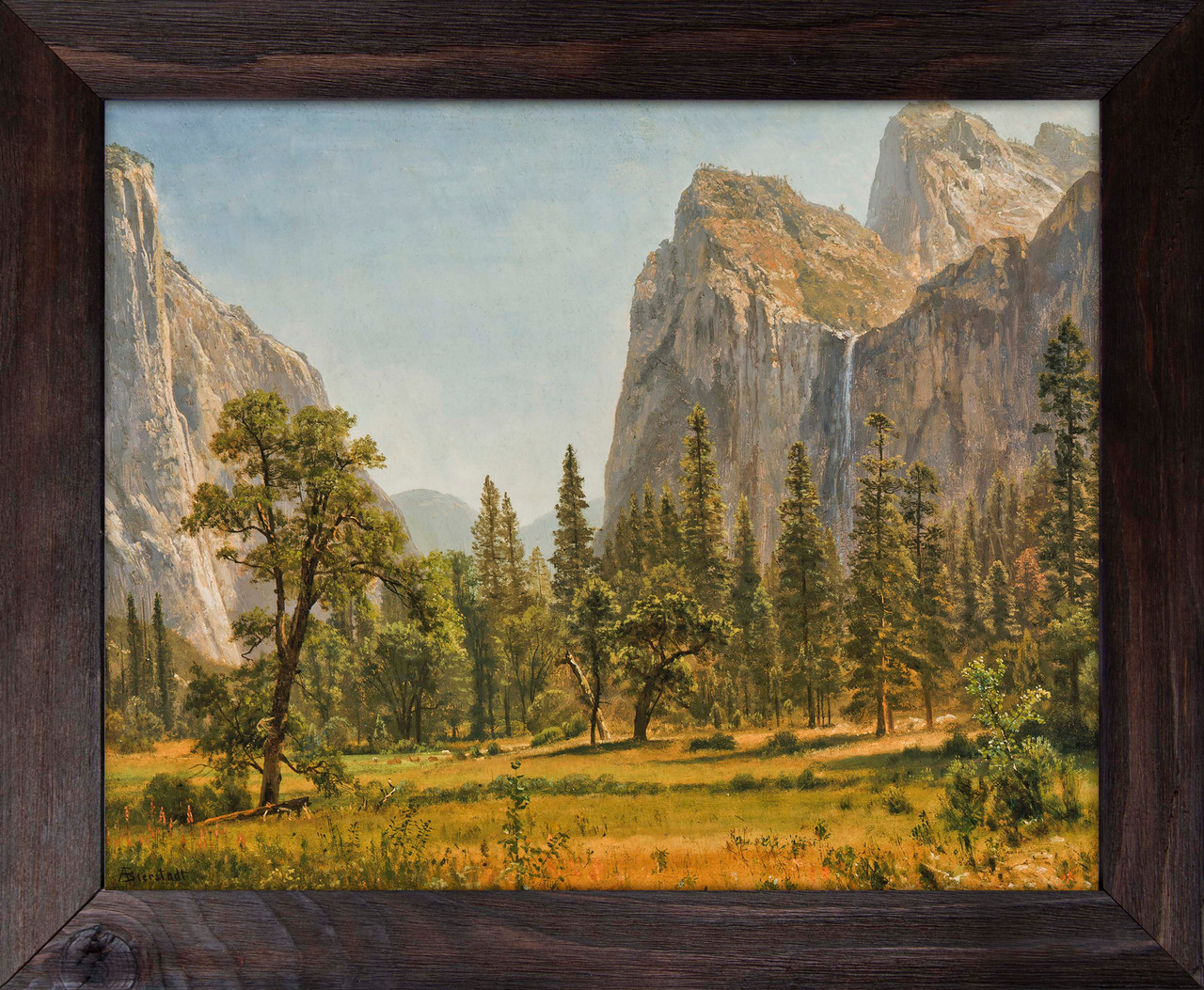 Bridal Veil Falls, Yosemite Valley - Albert Bierstadt - Nelson Gifts