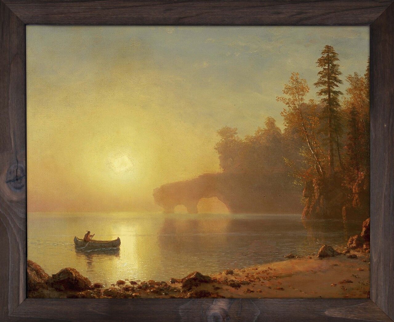 Indian Canoe - Albert Bierstadt - Nelson Gifts