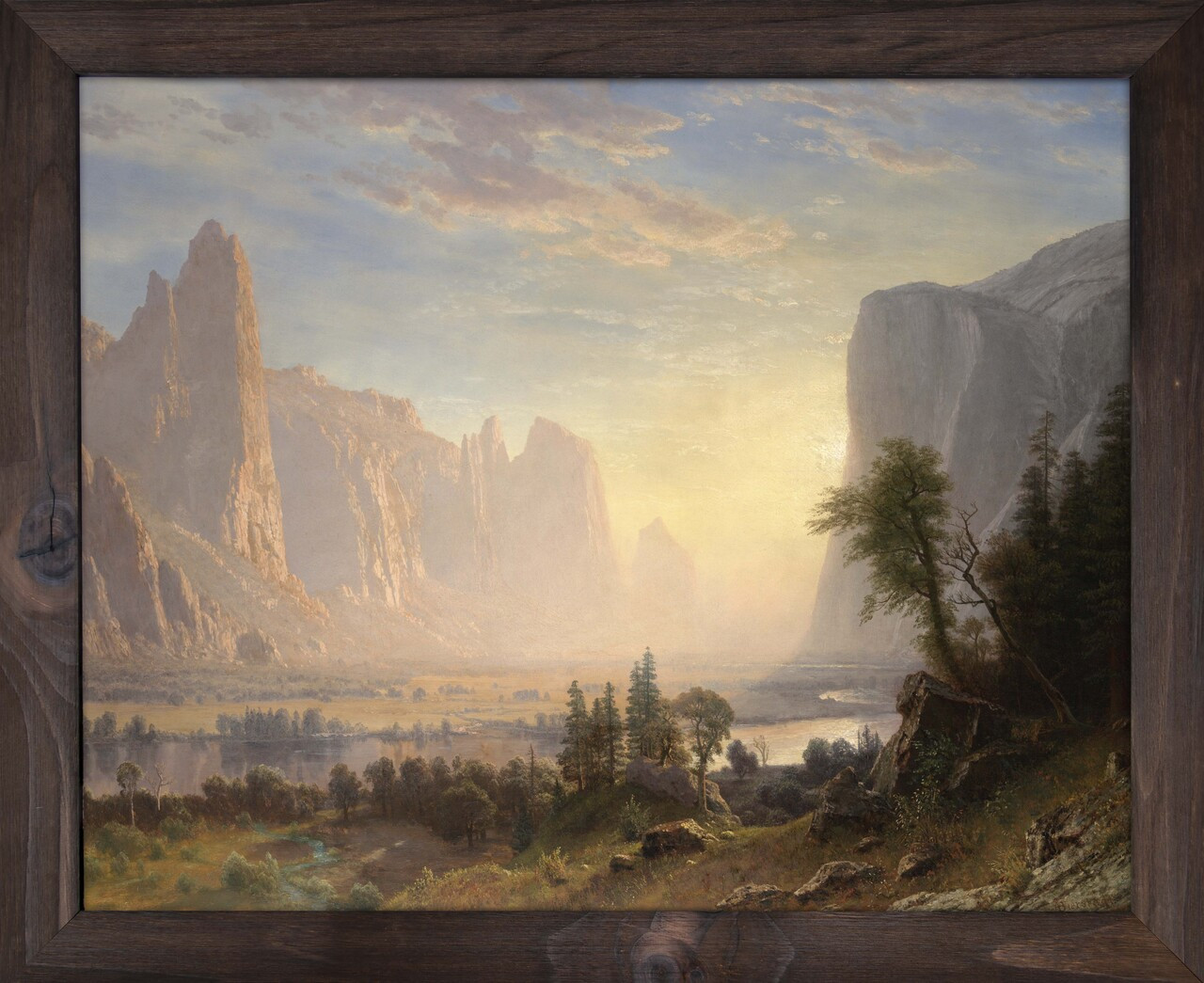 ビエルスター作　ヨセミテの谷 ビエルスター作 ヨセミテの谷 Sunrise, Yosemite Valley | Amon