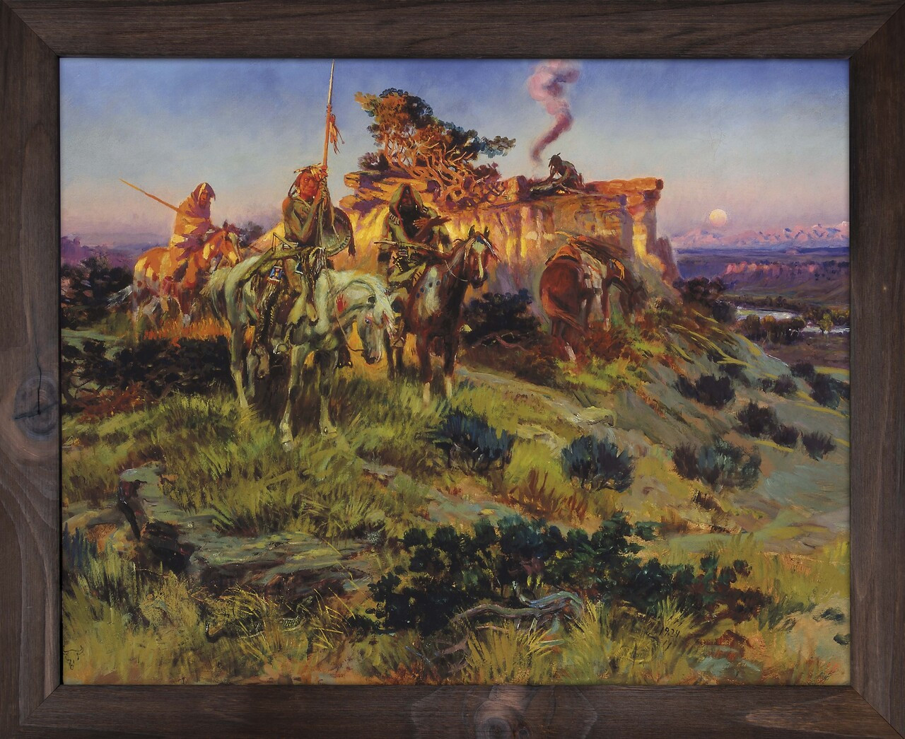 Charles Marion Russell バッファロー ブロンズ像 西部美術 Charles
