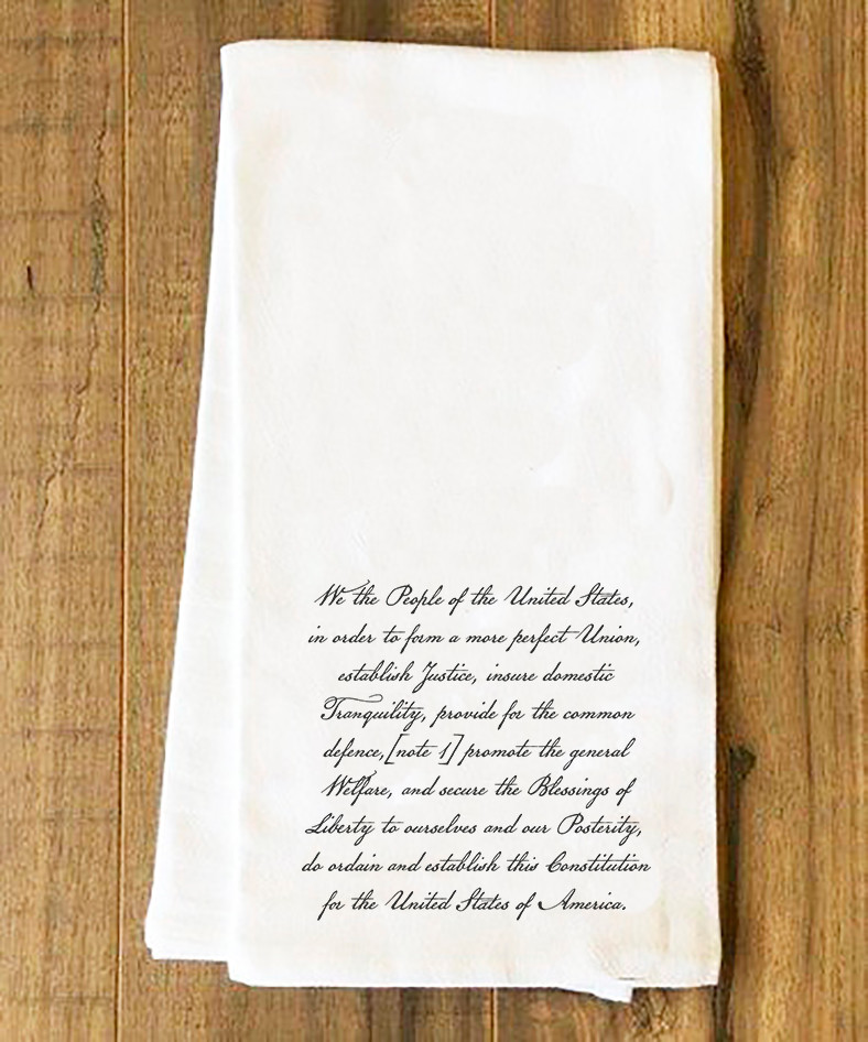 Nelson Gifts We the People Tea Towel