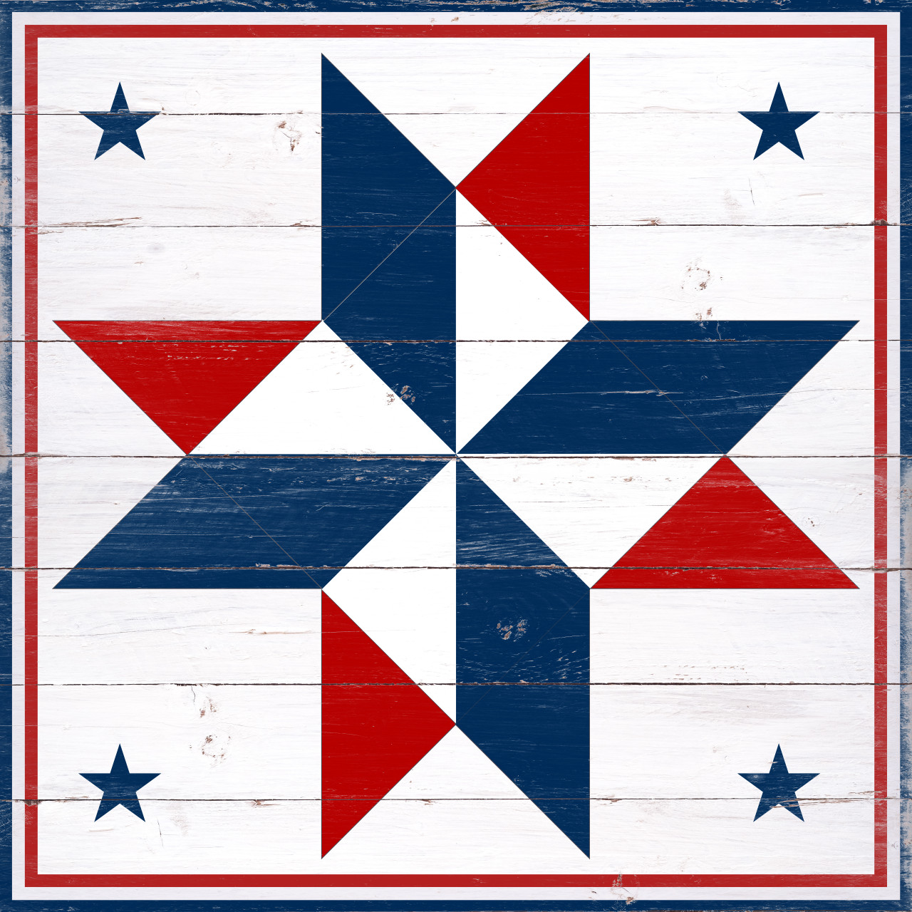 Patriotic 3 Barn Quilt - Nelson Gifts patriotic-3-barn-quilt-nelson-gifts