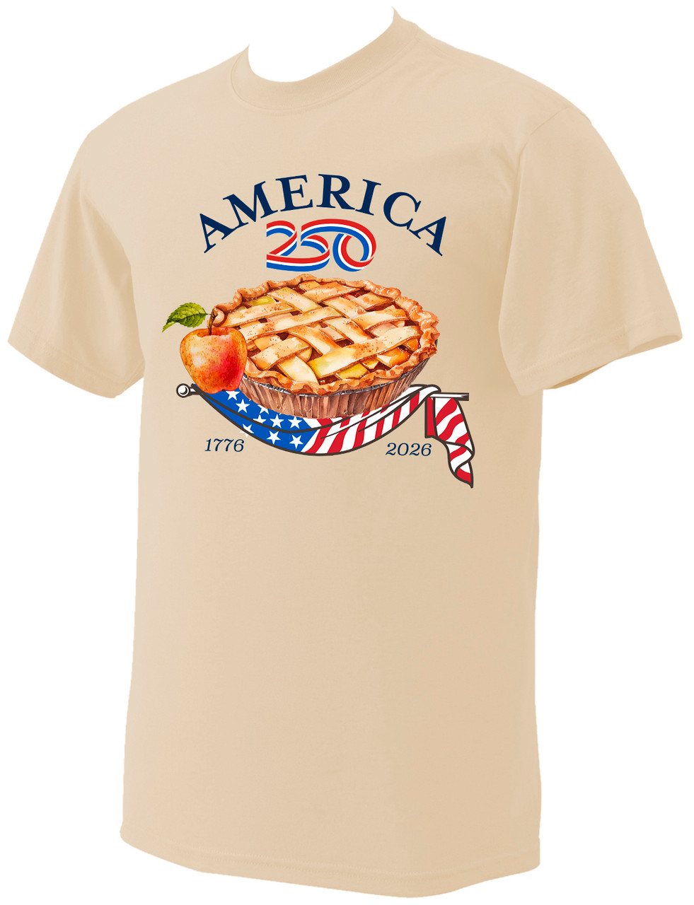 America250™ Apple Pie T-Shirt - Nelson Gifts