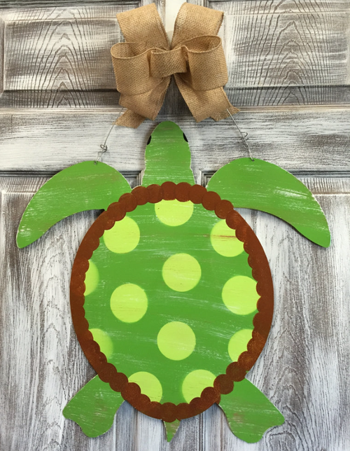 Outdoor Metal Art Sea Turtle (Customizable)