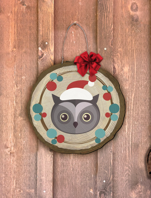 Owl Log End Door Hanger