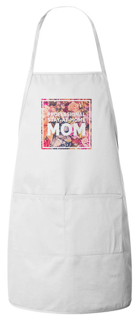 Stay-At-Home Mom Apron (White)