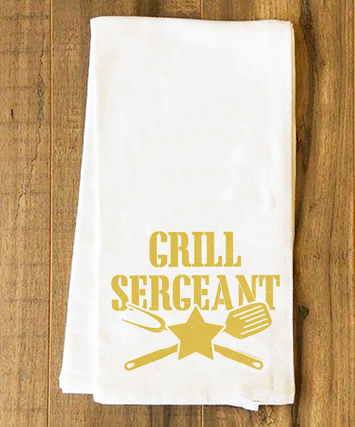 Grill Sergeant Tea Towel