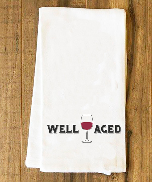 Well Aged Wine Tea Towel