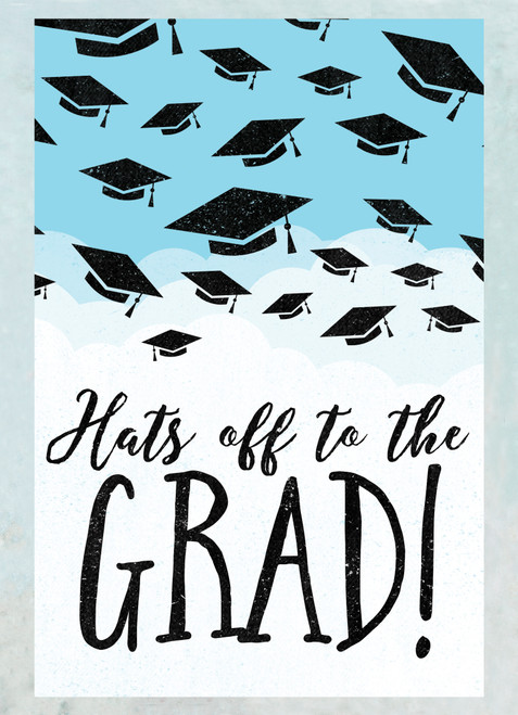 "Hats Off" Graduation Greeting Card