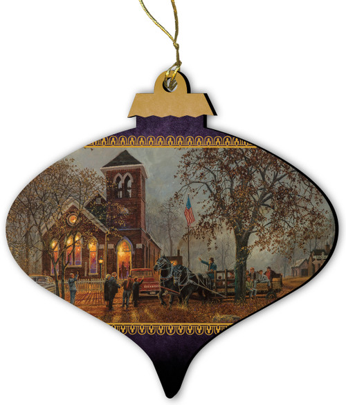 Old-Fashion Hayride Ornament