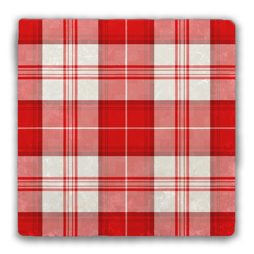 Menzies Tartan Tumbled Stone Tile