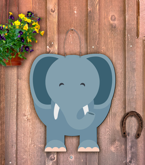 Outdoor Metal Art Critter Elephant