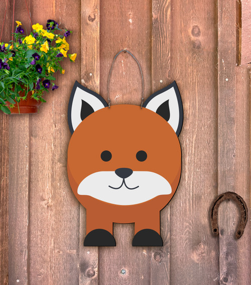 Outdoor Metal Art Critter Fox