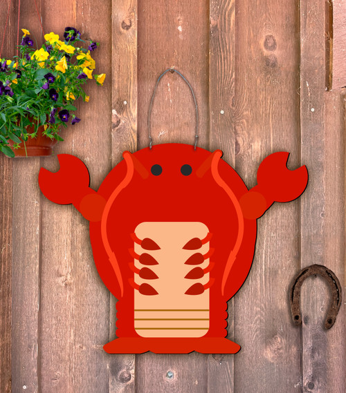 Outdoor Metal Art Critter Lobster