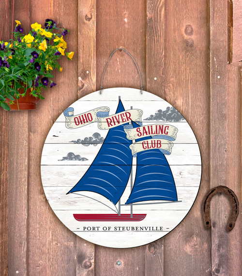 Outdoor Metal Art Sailing Club (Customizable)