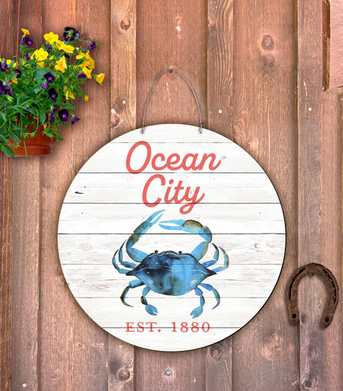 Outdoor Metal Art Ocean City (Customizable)