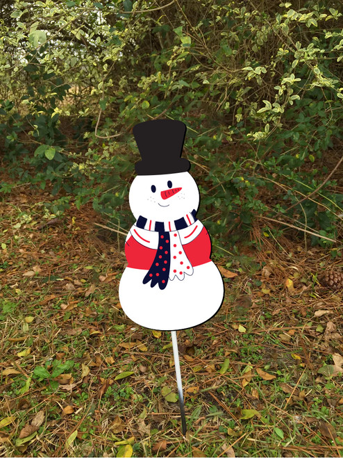 Outdoor Metal Art 10'' Snowmen