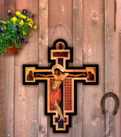 Outdoor Metal Art Byzantine Cross