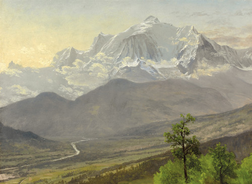 Mont Blanc - Albert Bierstadt