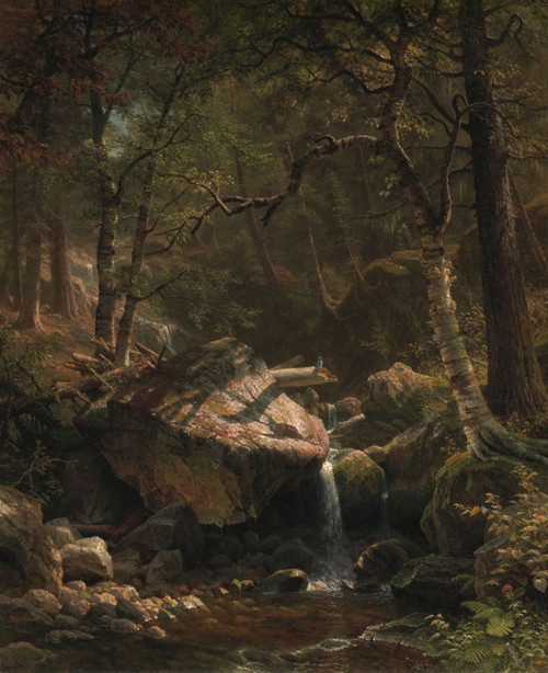 Mountain Brook - Albert Bierstadt