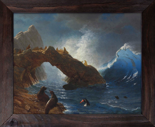 Seal Rocks, Farallons, 1872 - Albert Bierstadt - Nelson Gifts