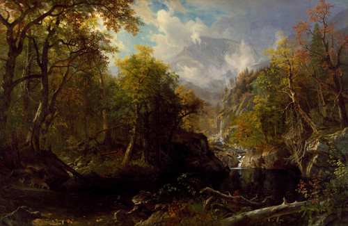 The Emerald Pool - Albert Bierstadt