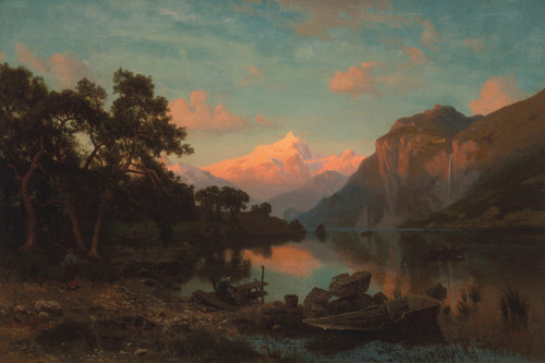 Lake Lucerne (1857) - Albert Bierstadt