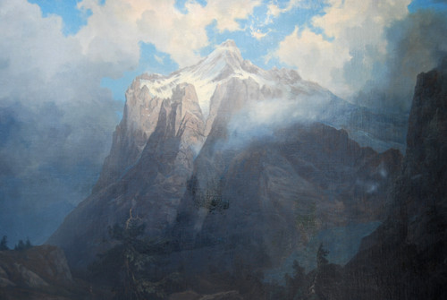 Mount Brewer from King's River Canyon, California - Albert Bierstadt