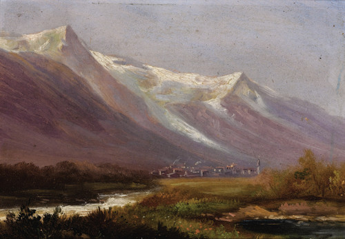 Study of Mountains - Albert Bierstadt