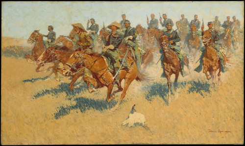 Cavalry Charge on the Southern Plains - Frederic Remington