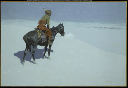 Friends or Foes - Frederic Remington